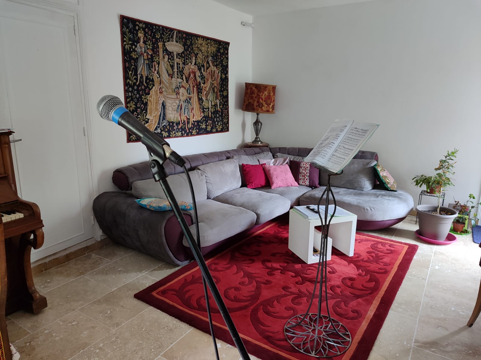 espace scénique pour le chant